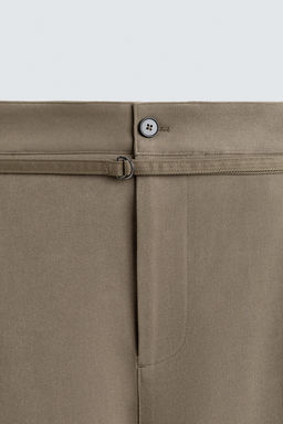 BALLOON FIT TROUSERS WITH PLEATS AND BELT - Zara фото 10