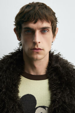 CHECK COMBINED COAT HARRY LAMBERT FOR ZARA X DISNEY  фото 6