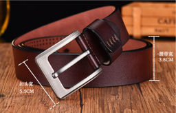 Ремень BL-L-9269-Black-125 - Ferro фото 7