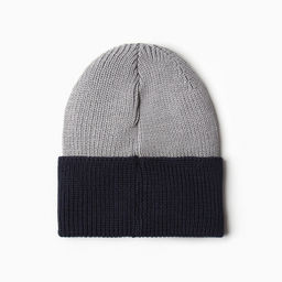 Шапка для мальчика MINAKU, сине-серая, размер 54-56 (5-8 лет)