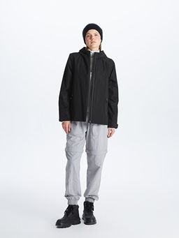 Kap??onlu Reflekt?r Bask?l? Uzun Kollu Kad?n Ya?murluk - Waikiki фото 3