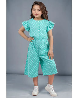 Комбинезон д/д Катенька, цвет Ментол(горошек),100% х/б