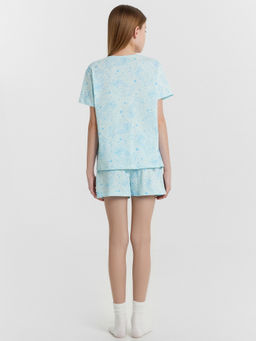 Комплект домашний для девочек голубой с единорогами - Mark formelle фото 4