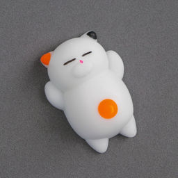 Цена за 15 шт. Антистресс игрушка - мялка «Кошечка», белый