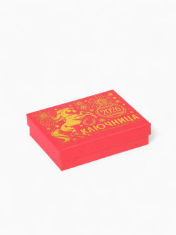 Ключница новогодняя «Две лошади с подковой», металл