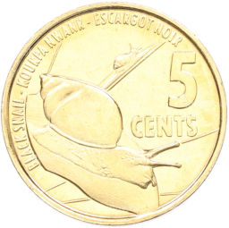 Монета 5 центов 2016 года Сейшелы