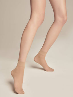 Цена за 2 пары. Носки Удлиненные CONTE TENSION 20 (2 пары) natural