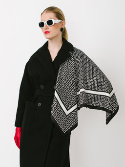 Большой мягкий очень нежный двусторонний платок - Tantino фото 3