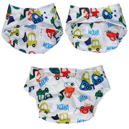 Многоразовый подгузник Машинки - Крошка я фото 6