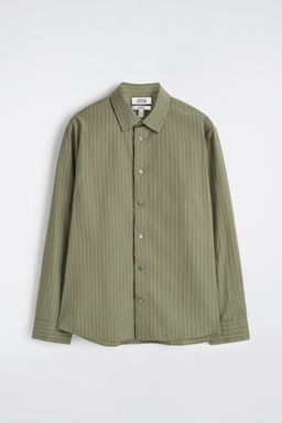 CAMISA DE POPEL?N DE ALGOD?N PIMA RELAXED FIT - H&m фото 4