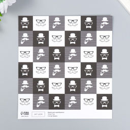 Цена за 10 шт. Двусторонняя бумага для скрапбукинга Арт Узор. Харизма и стиль, 180 г/м?, 15.5?17 см