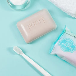 Jigott Мыло-скраб для лица и тела с экстрактом козьего молока / Goat Milk Scrub Soap, 150 г