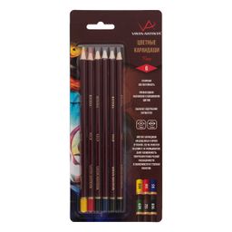VISTA-ARTISTA Fine VFCPB-6 Набор цветных карандашей заточенный 10 х 6 цв