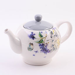 60203 Заварочный чайник с крышкой 950мл Букет фантазий доломит LR(х16)