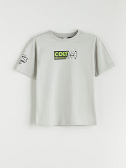 Bisiklet Yaka Brawl Stars Bask?l? Erkek ?ocuk Ti??rt