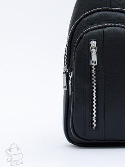 Рюкзак мужской кожаный 5055H black Heanbag