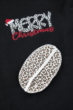 Trendyolmilla Beyaz Pamuklu Galaksi Desenli Sloganl? Uyku Bantl? Orme Pijama Tak?m? THMAW25PT00223 фото 2