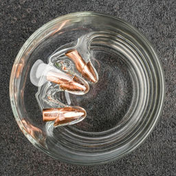 Стакан граненый с пулей Непробиваемый, для виски, 250 мл