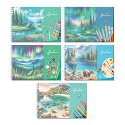 Светоч А207 Альбом для рисования, с пластик. обложкой 180 мкм., цветной титул лист 100 г/м2 A4 29 х 20.5 см 40 л. на гребне 5 шт. 01541 Школьный уголок  фото 12