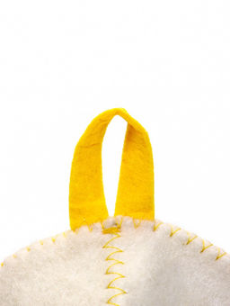 Шапка для бани и сауны Матрёшка в пузыриках, полиэфир, шерсть, белая - Simaland фото 5