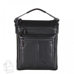 Сумка мужская кожаная 7615Z black Zinimxs