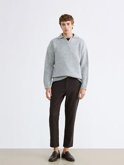 Polo Yaka Erkek Triko Kazak