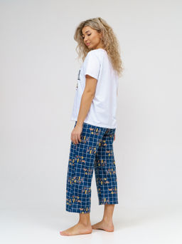 926 Пижама "Клетка/индиго"