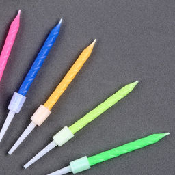 Набор для украшения торта: топпер С днём рождения, 1 шт., 10 свечей - Страна карнавалия фото 2