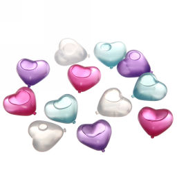 Цена за 6 шт. Формочки для охлаждения коктейлей "Сердечки" в наборе 12шт