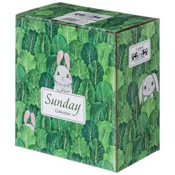 ИКОРНИЦА С КРЫШКОЙ И ЛОЖКОЙ КРОЛИК 11*11 СМ - Lefard фото 2