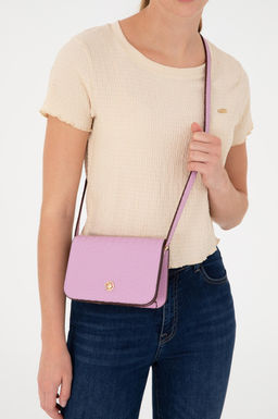 Женская фиолетовая сумка через плечо Неожиданная скидка в корзине