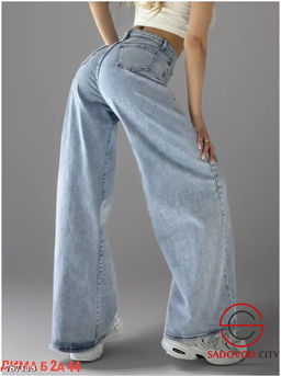 Женские прямые широкие джинсы - Bruno фото 2