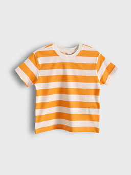 Bisiklet Yaka Bask?l? Erkek ?ocuk Ti??rt 3l?