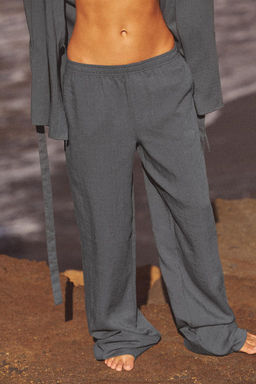 PYJAMA-STYLE TROUSERS - Zara фото 9