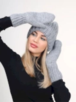 Комплект Нора (шапка + варежки) - Tamasha фото 2