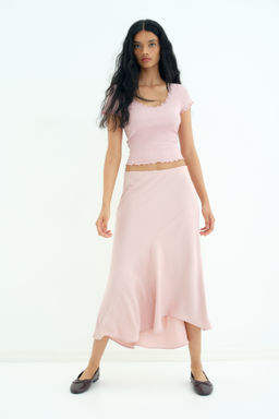 Falda midi asim?trica - H&m фото 3