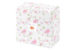 Блинница 23,5*23,5*12,5 см "Маки" фарфор NEW BONE CHINA