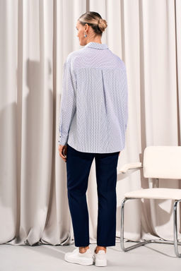 Рубашка LISSANA 5037 белый синий