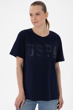 Kad_n Lacivert Basic Ti__rt Sepette S_rpriz _ndirim - U.s. polo assn фото 3
