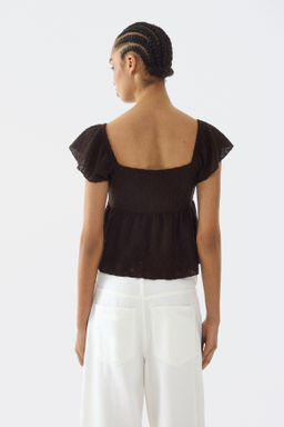 Blusa en punto pointelle - H&m фото 6