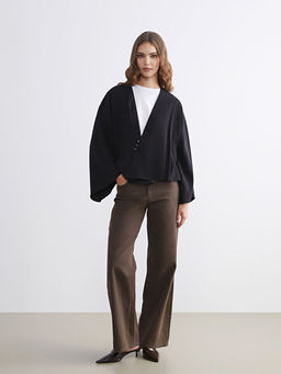 Kruvaze Yaka Oversize Kad?n Kimono