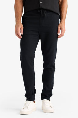 %100 Pamuk Relax Fit Rahat Kesim Yazl_k M_slin K_sa Pa_a Pamuklu Jogger Pantolon