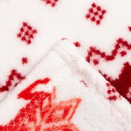 Плед «Этель. Новогодний олень», 150×200 см, корал-флис 220 г/м²