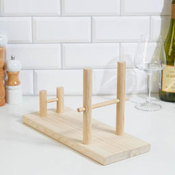 Полка подставка под бутылку, цвет натуральный