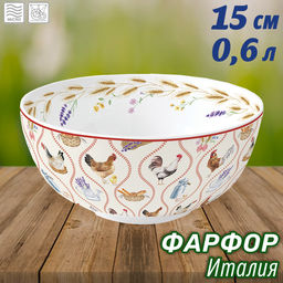 Салатник Country Life, 15 см, 0,6 л