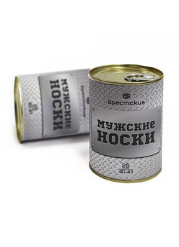 Цена за 2 пары Брестские НОСКИ МУЖСКИЕ В БАНКЕ CLASSIC 2122В черный - Conte elegant фото 3
