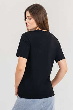 Арт. 3402/2 Футболка женская 44-52 (5 шт) Цвет:черный - Калинка фото 6