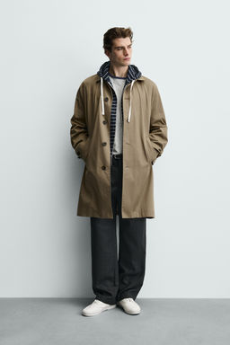 GABARDINA REGULAR FIT WATER REPELLENT / Beige