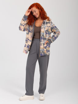 Костюм женский футер с лайкрой ДОРИС СЕРЫЙ - Domtrik Домашний трикотаж фото 9