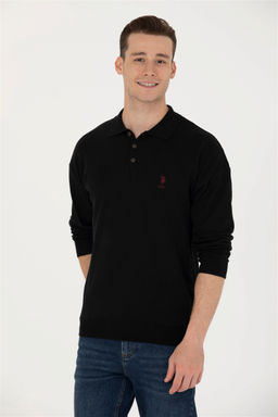 U. S. Polo Assn Мужской черный базовый свитер